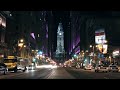 Philadelphia City Hall Timelapse at Night
