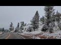 Dixie National Forest, Red Canyon after light snowfall