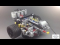 Lego sequential dual clutch gearbox