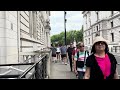 London Famous Landmarks, Big Ben, Buckingham Palace & London Eye Daytime Walking Tour - June 2024 4K