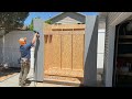 DIY Shed Building (6x8 | lean-to shed | 10 hours)