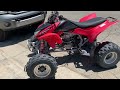 $100 Abandoned Honda TRX450R quad Brought Back To Life.