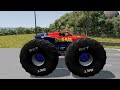 Monster Jam BIGFOOT Monster Trucks Crazy Racing and Crashes - BeamNG Drive Game