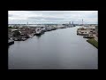 Transporter Bridge, Middlesbrough by drone