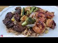 🔥 Amazing Hibachi On The Blackstone Griddle - Fried Rice, Shrimp, & Steak - Grill This Smoke That