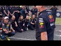 Max Verstappen celebrates victory with P and Kelly Piquet | Podium Behind the scenes #JapaneseGP