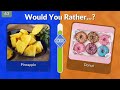 Would You Rather? JUNK FOOD vs HEALTHY FOOD Edition 🍔 🥦