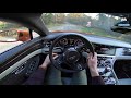 2019 Bentley Continental GT W12 REVIEW POV Test Drive on AUTOBAHN & ROAD by AutoTopNL