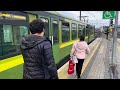 The trains of Dublin, Ireland. July 2023