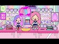 Albino Girl Colored Her Hair Rainbow By Mistake, Everybody Liked It! | Toca Life Story | Toca Boca