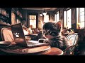 Lofi Work Space: Cozy Cafe Acoustics with Cat 🎼 chill beats to work/relax/study to