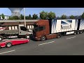 BIG accident on roads of europe//DAF Truck power in Euro Truck Simulator 2