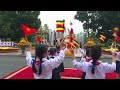 Museveni's convoy enters Vietnam Presidential Palace as he is officially welcomed in Hanoi