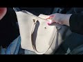 10 Month Wear and Tear - Longchamp Le Pliage City Coated Canvas Shoulder Tote in Large / Sand + WIMB