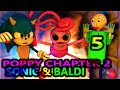 NEW Poppy Playtime Chapter 2 PART 5 VS SONIC & BALDI! Minecraft Animation Movie Story Challenge