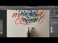 Lettering Tutorial: How to Create Patterned Ink