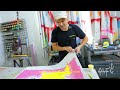 A DAY IN THE LIFE OF MY STUDIO MAKING SILK SCREENS