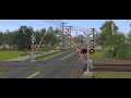 Railroad Crossing W Co Rd Hilliard Fl Amtrak Silverstar (Trainz new era)