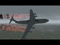 C-5 Galaxy Pilot Made A Huge Mistake During Take Off In Heavy Storm | XP11