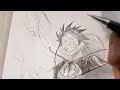 Drawing luffy | drawing one of the most popular one piece characters in 6 minutes