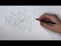 Full Process Graffiti Lettering | pure STYLE in black & white