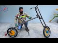 Build A Folding Electric Bike From Scraps | Detail Implements And Measurements For Everyone