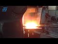 Dangerous Hammer Forging Process at Factory. Modern Hydraulic Forging Method You Never Seen Before