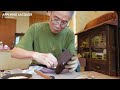 The process of making a Japanese calligraphy inkstone.