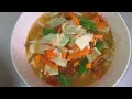 Sweet and Sour Prawn Noodles Asian food