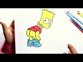 How To Draw Bart Simpson | The Simpsons