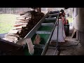 Firewood Belt Conveyor DIY - Easy Wood Handling Solution #1