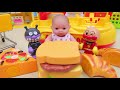 Little Doll Anpanman Toy Kitchen Play 콩순이 호빵맨 주방놀이 어린이 인형 장난감