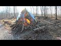 Loading BIG Brush Fires with an Excavator!!