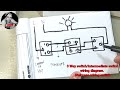 3 Way switch/Intermediate switch wiring diagram (Staircase wiring lights switch)