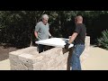 How to Build an Outdoor Kitchen with RumbleStone and QUIKRETE Countertop Mix