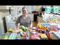 Walmart Shopping Haul  --  Monthly Household Supplies and Weekly Grocery Haul  -- Seniors on S.S.