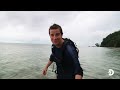 Bear Grylls Catches a Stingray While Spear Fishing | Man vs. Wild | Discovery