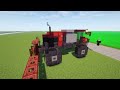 Minecraft - Building A Farm Timelapse | Big Fields & Machinery | Amber Farms