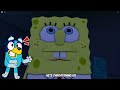 Roblox Escape From Spongebob | Bluey vs Bingo in Roblox