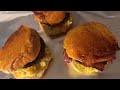 How l Make MY Grilled Cheese Breakfast Sandwich /Sausage Bacon ,Egg Like Comment Subscribe 🛎️