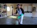 Epoxy Floor Acid Etching.  Step 1 To Epoxy A Garage Floor.  Epoxy hacks & Epoxy instructions.