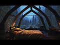 Super Strong Rain & thunder in a Camping Tent-Try Sleeping to Rain sounds on a Tent-No more insomnia