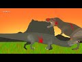 DinoMania | Mosasaurus vs Megalodon | Dinosaurs and Godzilla battles compilation