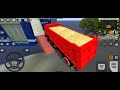 heavy parking tipper truck driving l