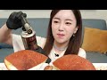 ENG SUB) Amazing Giant Size Cheese Ball 🧀 Challenge ! with Buldak Ramen Recipe Mukbang ASMR Ssoyoung