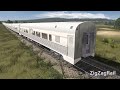 Long Train Clims and Wraps over the High Tower - Train Simulator