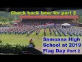 Samoana High School at 2019 Flag Day pt 1