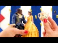 Beauty and The Beast Movie Disk Drop Game! Belle, Beast, Lumiere & Gaston Learn Colors!