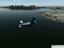 X-Plane 9 Beech 18 flying over Manhattan, NY