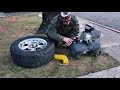 Fixing a Leaky Tire with Bead Sealer